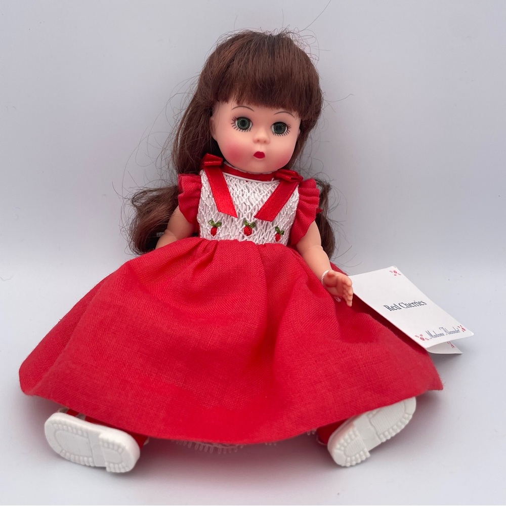 Madame Alexander Red Cherries Doll. 33050. New but no box. Pristine!